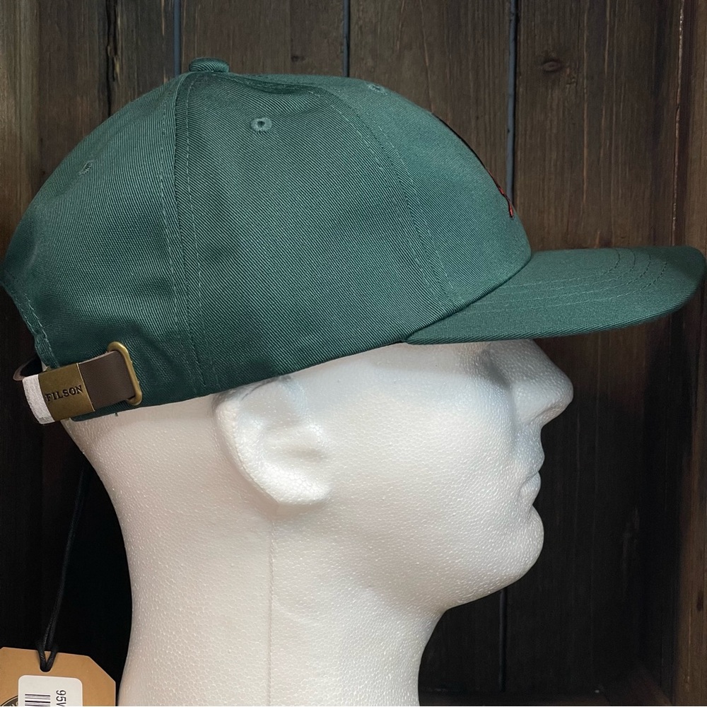 SOLD-Filson Limited Edition Smokey Bear Low Profile Hat Cap Green Mens Strapback - Picture 6 of 12